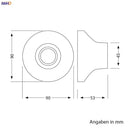 Helnys Ceramic E27 Socket Bulb Holder - Table Lamp Base - Homekit