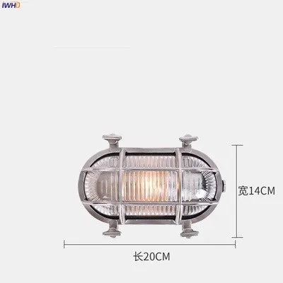 Helnys Industrial Outdoor Wall Lamp - Waterproof LED Wall Light