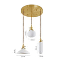 Helnys Glass LED Pendant Lights: Modern Nordic Style for Dining Room, Restaurant, Bar