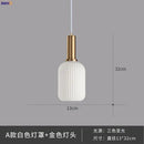 Helnys Nordic Glass Pendant Lights LED Hanging Lamp for Bedroom Living Room