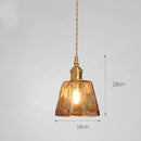 Helnys Nordic Purple Glass LED Pendant Light - Modern Hanging Luminaria