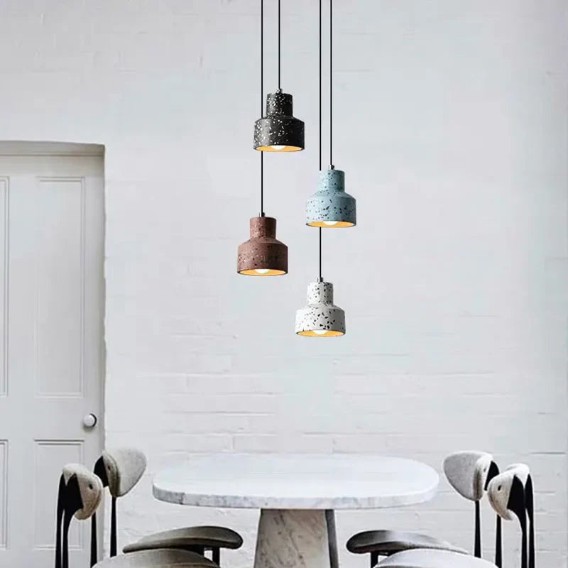 Helnys Nordic LED Pendant Lamp for Bedroom Living Dinning Room - Mini Hanging Lights Lamparas Colgantes