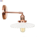 Helnys Ceramic LED Wall Sconce Rose Gold Bedroom Stair Light