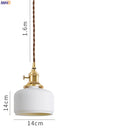 Helnys Nordic Ceramic Pendant Lights: Modern LED Lighting for Bedroom, Dinning, and Living Room