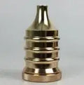 Helnys Industrial Brass Lamp Holder E27 Socket for Pendant Light