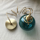 Helnys Glass Ball Pendant Lights: Nordic Modern Bedroom/Bathroom Mirror Lamp