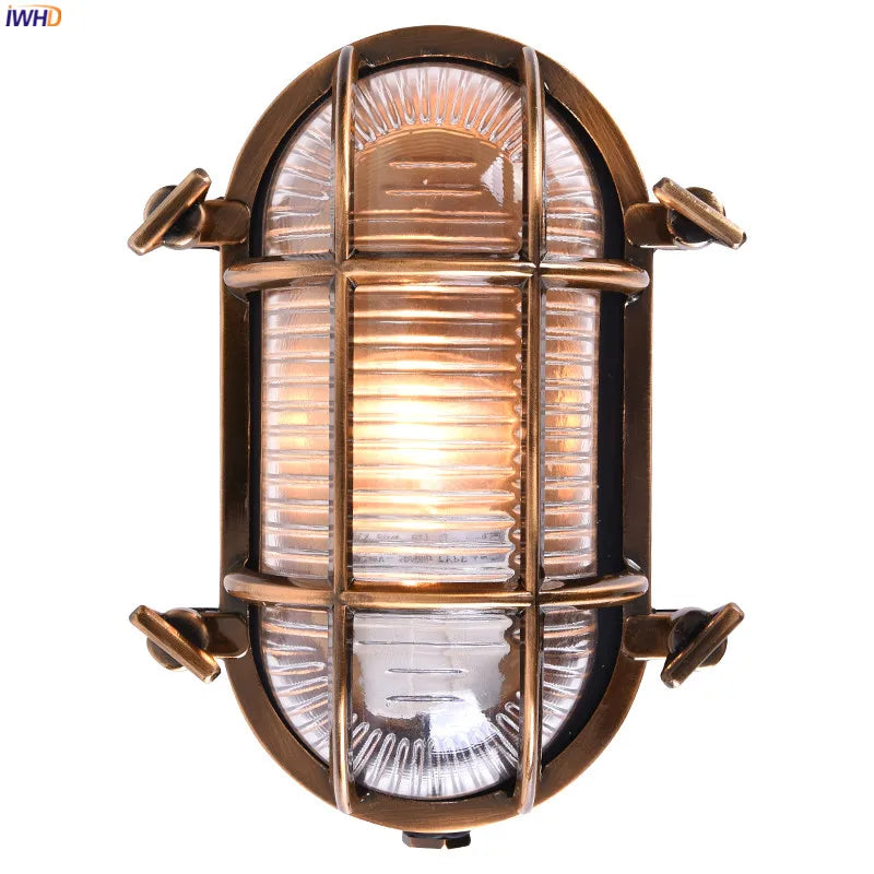 Helnys Industrial Outdoor Wall Lamp - Waterproof LED Wall Light