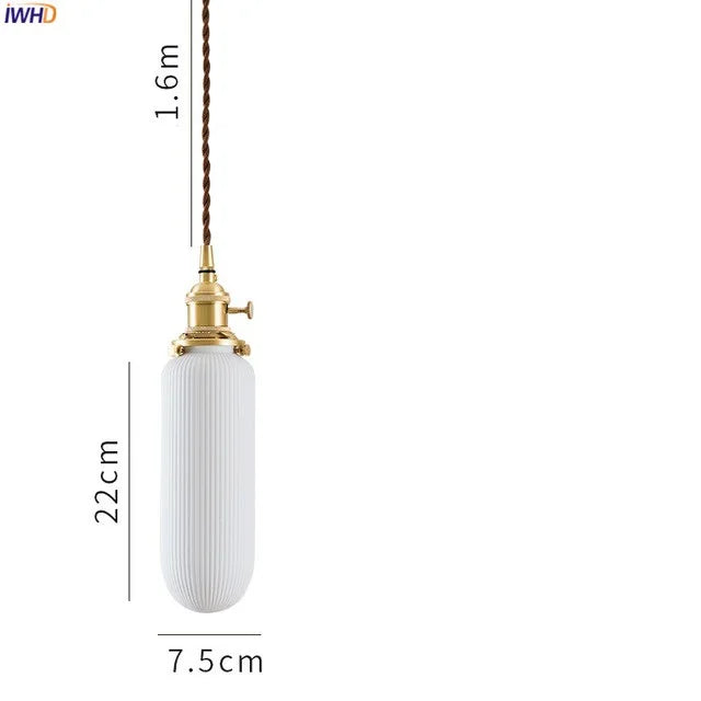 Helnys Glass LED Pendant Lights: Modern Nordic Style for Dining Room, Restaurant, Bar