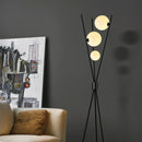 Helnys Nordic Moon Led Glass Floor Lamp for Living Room Decoration