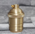 Helnys E27 Lamp Holder Socket Base with Switch - Vintage-design, Reliable Light Fixture