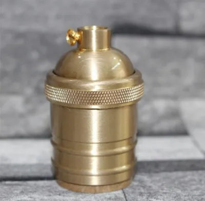Helnys E27 Lamp Holder Socket Base with Switch - Vintage-design, Reliable Light Fixture