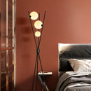 Helnys Nordic Moon Led Glass Floor Lamp for Living Room Decoration