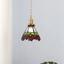 Helnys Nordic Copper LED Glass Pendant Lamp for Cafe Bedroom Restaurant