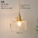 Helnys Nordic Style Copper Glass Pendant Light for Kitchen Dinning Living Room