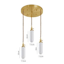 Helnys Glass LED Pendant Lights: Modern Nordic Style for Dining Room, Restaurant, Bar