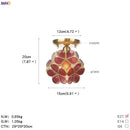 Helnys White Glass LED Ceiling Light Fixture Nordic Modern Copper Ceiling Lamp