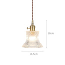 Helnys Glass Pendant Lights Bar Cafe Living Room Edison Industrial Vintage Lamp