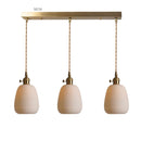 Modern Helnys Nordic White Ceramic LED Pendant Lights with Knob Switch for Elegant Home Decor
