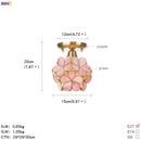 Helnys White Glass LED Ceiling Light Fixture Nordic Modern Copper Ceiling Lamp