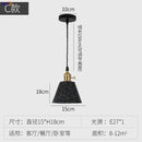 Helnys Nordic White Cement Pendant Lights - Modern Hanging Lamp Fixtures