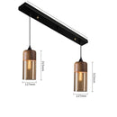 Helnys Nordic Wood LED Glass Pendant Light for Dinning Room Cafe Bedroom