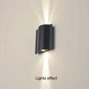 Helnys LED Outdoor Wall Light Aluminum Modern Waterproof IP54 Garden Wall Lamp