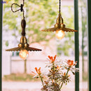 Helnys Ceramic Pendant Lights Wooden Copper Modern Nordic Luminaria