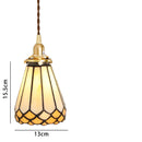 Helnys Nordic Glass Copper Pendant Lamp for Bedroom Living Room Decor