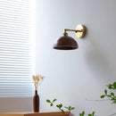 Helnys Walnut LED Wall Light: Adjustable Up Down Lamp for Bedroom Stair Nordic Design