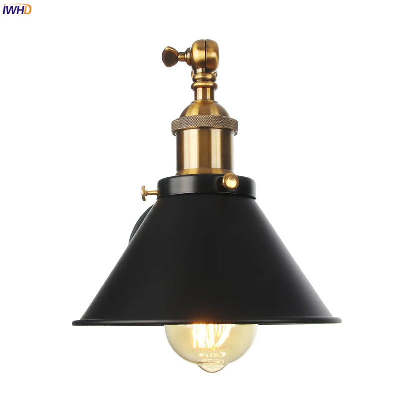 Helnys Retro Wall Light Up Down Bedroom Stair Loft Vintage Sconce LED Wall Lamp