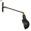Helnys Single Swing Long Arm Wall Light Retro Loft Industrial Vintage Wall Lamp