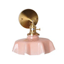 Helnys LED Glass Wall Lamp Switch 4 Colors Modern Nordic Design