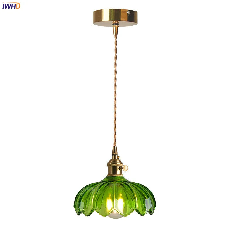 Helnys Nordic Modern Copper Pendant Lamp for Bedroom, Bar, and Restaurant