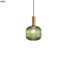 Helnys Nordic Glass Pendant Lights LED Hanging Lamp for Bedroom Living Room