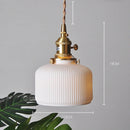 Modern Helnys Nordic White Ceramic LED Pendant Lights with Knob Switch for Elegant Home Decor