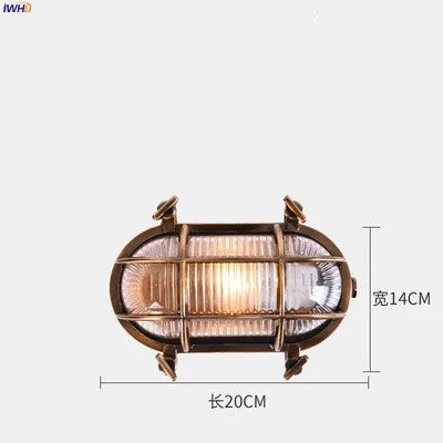 Helnys Industrial Outdoor Wall Lamp - Waterproof LED Wall Light