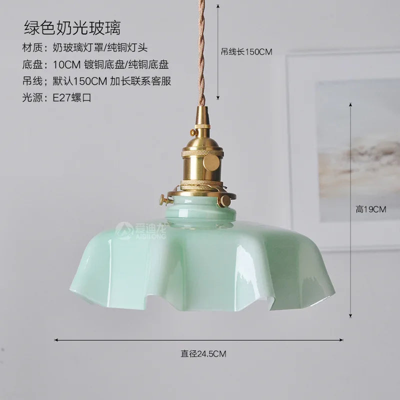 Helnys Glass Pendant Lights - Nordic Modern Stylish Hanging LED Lamp