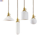 Helnys Nordic Ceramic Pendant Lights: Modern LED Lighting for Bedroom, Dinning, and Living Room