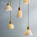 Helnys Ceramic Pendant Lights: Modern Hanglamp for Bedroom and Living Room