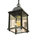 Helnys Outdoor Ceiling Pendant Light with Clear Glass Shade