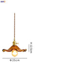 Helnys Glass Copper Pendant Light Nordic Style LED Hanging Lamp Fixtures