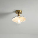 Helnys Nordic Copper LED Ceiling Lights with Switch for Home Lighting