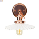 Helnys Ceramic LED Wall Sconce Rose Gold Bedroom Stair Light