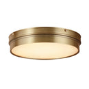 Helnys Modern Brass LED Ceiling Light Flush Mount Home Living Room Lighting