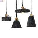 Helnys Cement Pendant Lamp: Nordic Modern Loft Style Industrial Lighting Fixtures