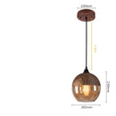 Helnys Nordic Wood LED Glass Pendant Light for Dinning Room Cafe Bedroom