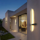 Helnys Outdoor LED Wall Light, Modern Waterproof Aluminum Sconces