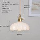 Helnys Nordic Modern Copper Pendant Lamp for Bedroom, Bar, and Restaurant