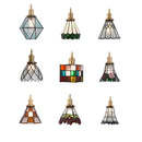Helnys Nordic Copper LED Glass Pendant Lamp for Cafe Bedroom Restaurant
