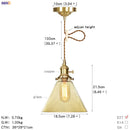 Helnys Nordic White Glass Pendant Light with Japan Copper Finish